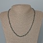 Hematite Skull Necklace, 5x6x5 mm diameter, length 46 cm