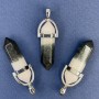 Hexagonal Tinted Quartz Pendant 40mm+