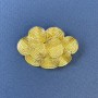  broche Destaque metal dourado 26x34mm+