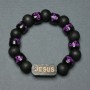 Bracelet with Wooden Beads, bead diameter 12mm ± wood insert, bead size 25x11mm ± 18mm ± stretch