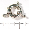 Fecho «donut» para colares e pulseiras, 1 fio, grande 12mm