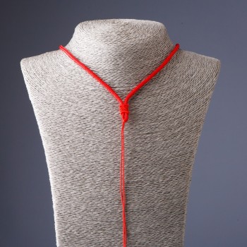 Cordão para pescoço vermelho 60cm