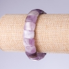 Pulseira Ametista elo 15x11mm em elástico