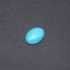 Cabochão pedra Turquesa (prens.) 25x18mm