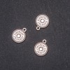Componente pendente Moeda Mão 15x18mm embalagem 20g ± 9 unid.