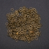 Ferragens argola de ligação, diâmetro 3mm embalagem 20 gramas cor bronze