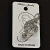 Ear cuff, comprimento 42mm metal branco