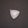 Pendente Quartzo branco 27x24(+-)mm