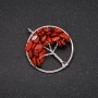 Colar "Árvore da Felicidade" Âmbar vermelho, diâmetro 30mm