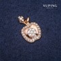 Colar Xuping Maçã 15x20x24mm Ouro 18K