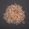 Componentes argola de ligação oval, diâmetro 5x7mm pacote 20 gramas cor ouro