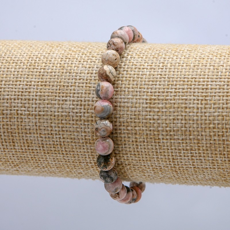 Pulseira elástica de pedra natural Rodalrodrizita?