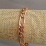Pulseira Xuping Banho de Ouro 18K, comprimento 19cm, espessura 8mm+