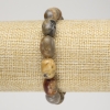 Pulsera de goma de piedra natural, Ágata marroquina, diâmetro 10x14mm+