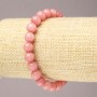 Pulseira elástica de turmalina bolas lisas diâmetro 8mm+