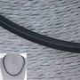 Cordão de borracha para acessórios 5 mm, diâmetro 5 mm, 45–50 cm de comprimento +
