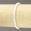 Pulseira elástica de pedra natural howl: kaholón rondel, diâmetro 4x2,5 mm +-, comprimento 18 cm+-
