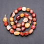 Mookaite Jasper Beads, Faceted, 8x10 mm, 38 cm length