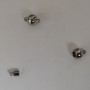  Fecho magnético para bijuterias 8×13mm cor metal prata