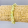 Pulseira de preníta natural pedrinhas, diâmetro 9x4mm, comprimento 18cm (elástico)